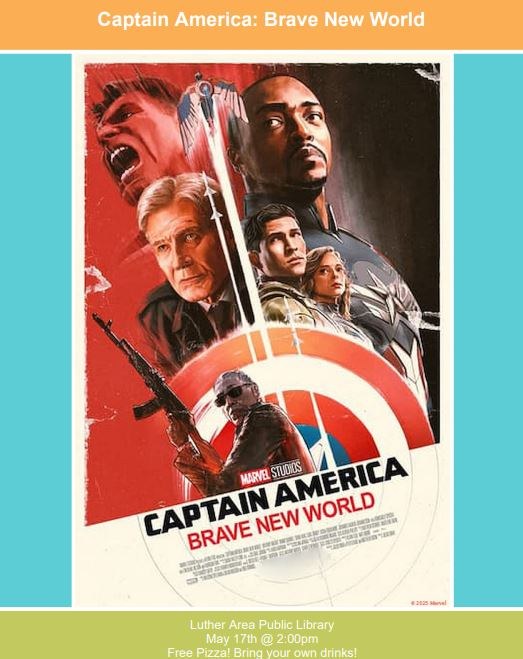 Cinema Saturday: Captain America - Brave New World